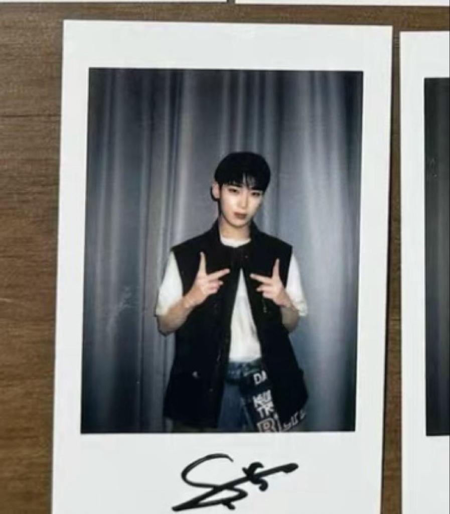 [USED] ENHYPEN Sunwoo UNLEASH yzy Shanghai autograph session check trading card