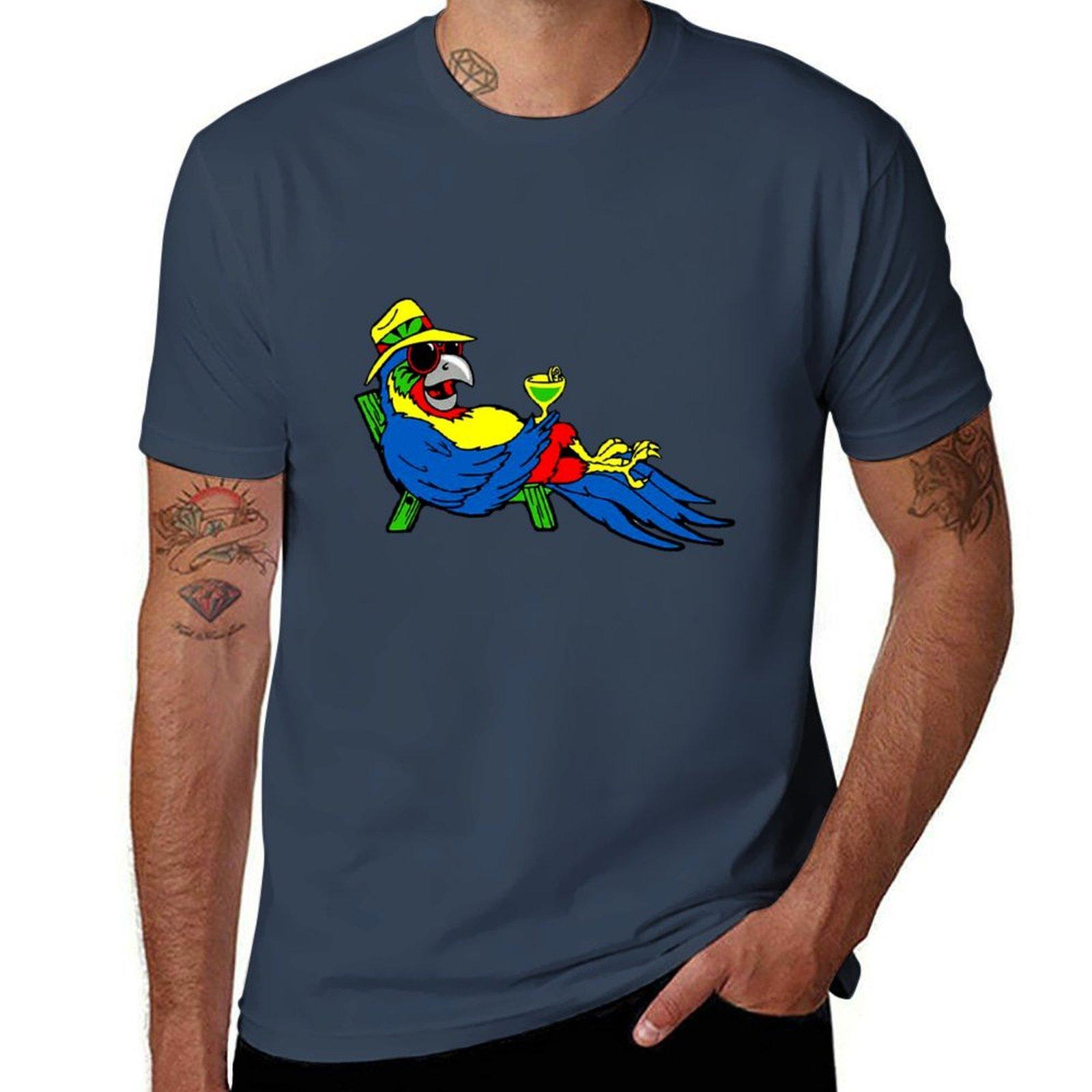 Parrot Nyelonjor Tshirt Street Fashion Casual Tee Shirt S