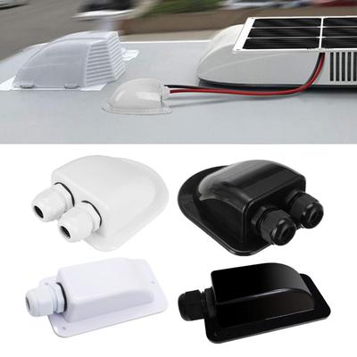 Roof Cable Entry Car Accessories Waterproof ABS Roof Solar Panel Cable Gland Box Fit for RV CCTV Motorhomes Yacht