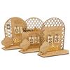 Eid Mubarak Ramadan Countdown Calendar Decorative Crafts Art Ornament for Holiday Festival Party Background