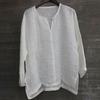 Premium Men's Linen Long Sleeve Shirt For Summer With Cool Loose Casual Design M-3xl