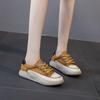 New Retro Shoes Women's Thick-soled Casual Single Shoes Lace-up Nurse Shoes