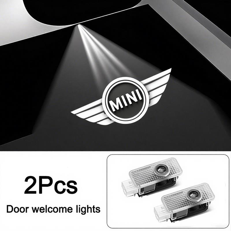 

MINI Car Door Logo Welcome Light Projector Lamps Accessories For BMW MINI Cooper S Works JCW R55 R56 R50 R53 R60 R61 F54 F55 F56