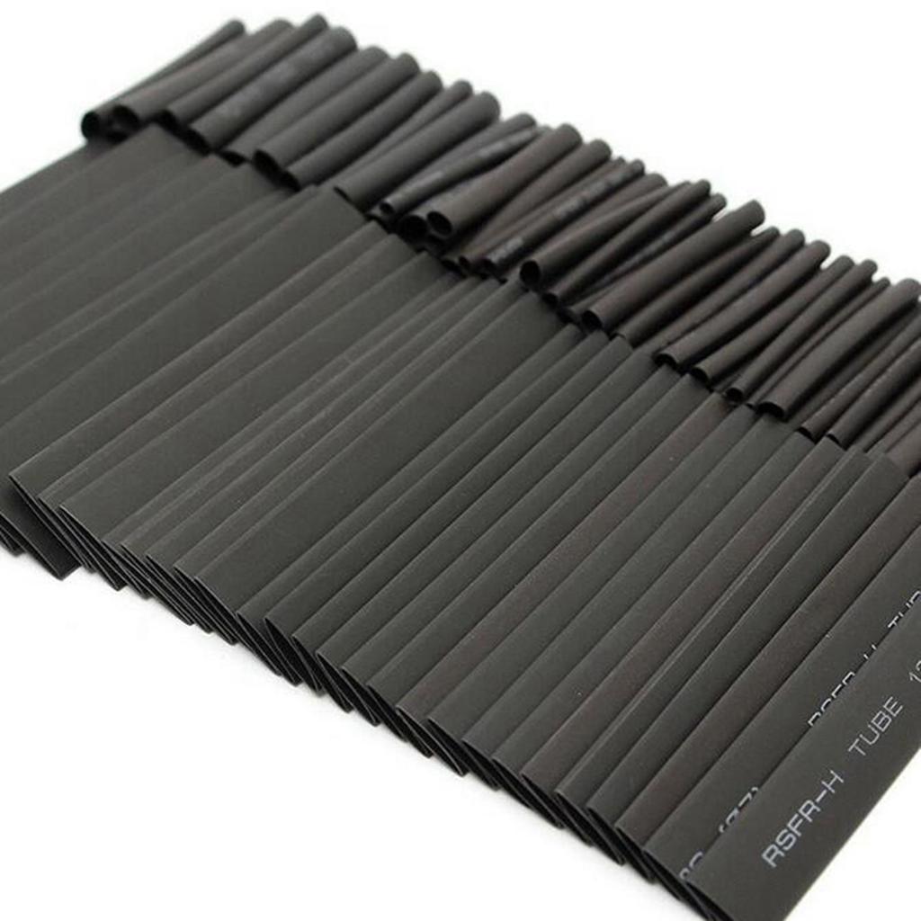127pcs Polyolefin PE Heat Shrink Tubing Kit 7 Sizes 2mm 2.5mm 3.5mm 5mm 7mm 10mm