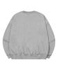 MUCENT Monique Blur Logo Cross Leather Patch Sweatshirt Unisex (2 Colors)