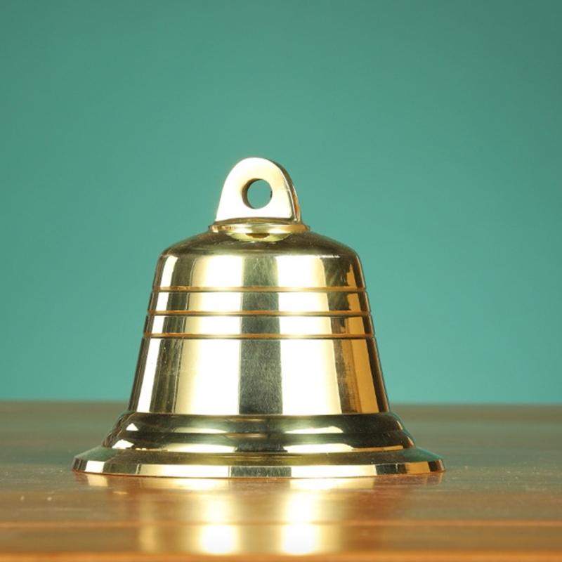Premium Clear Sounding Copper Engraved Bell Large Carved Bell Hanging Ornament for Art Home Decors and Cultural Event