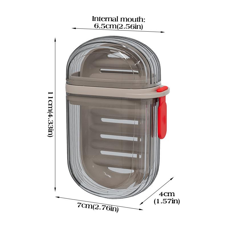 

Мыльница для путешествий Houseeker со сливом, переносная мыльница, органайзер для посуды, чехол для ванной комнаты, ящик для хранения на открытом воздухе