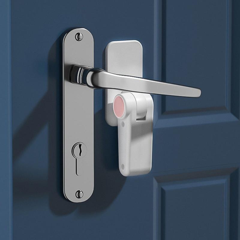 1Pc Door Lever Lock Baby Proofing Door Handle Lock Childproofing Door Knob Lock Easy To Install and Use