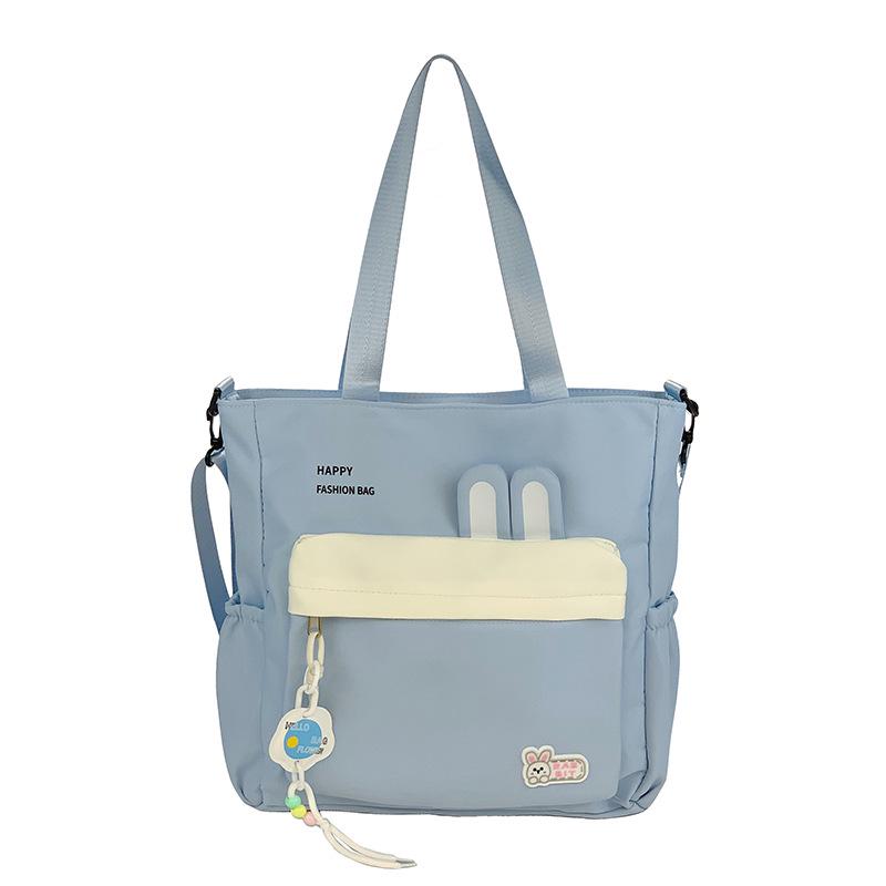 Girls' Summer Lazy Style School Bag - New Student Simple Shoulder Bag 2026
