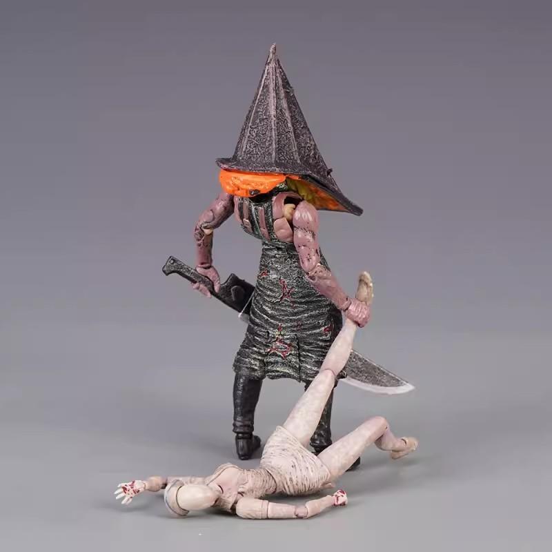 Silent Hill Figma Nosferatu Nurse Pyramid Head Action Figure With Articulation For Collectors And Display