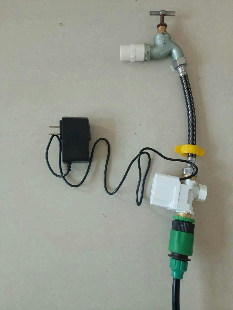 Smart WiFi Remote-Controlled Solenoid Valve for Automatic Watering and Temperature Management