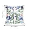 Skin-friendly Throw Pillow Cover Square Sofa Pillowcase Floral Swallow Cushion Cover  Office