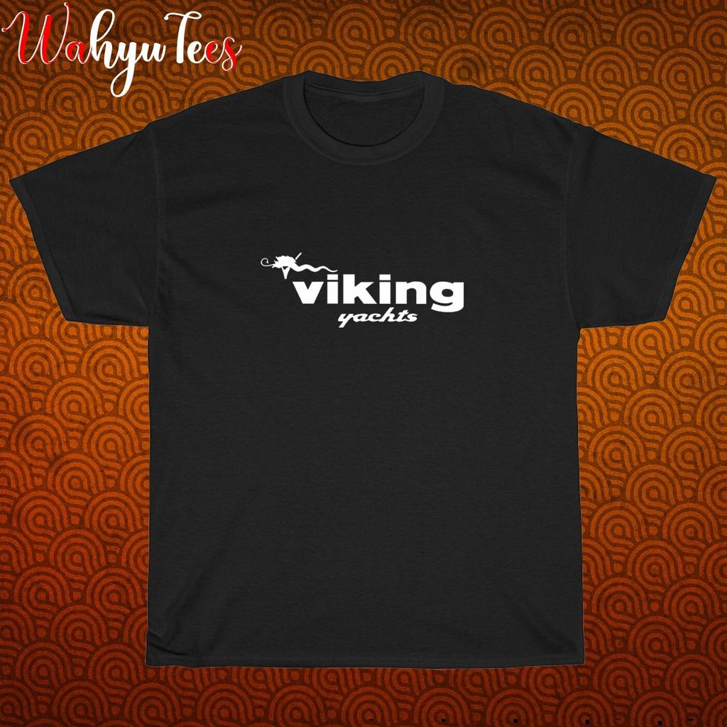 New Viking Yachts Boats Logo Black/Grey/Navy/White Size S-5XL Unisex T-Shirt