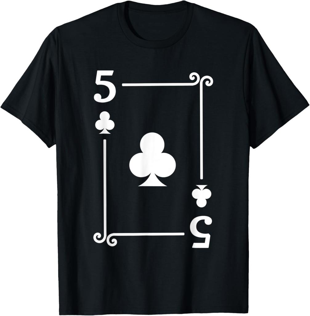 Playing Plum Blossom Cards Costume AceKQJ1098765432 Diamonds Card Poker TShirt Streetwear Graphic T Shirts