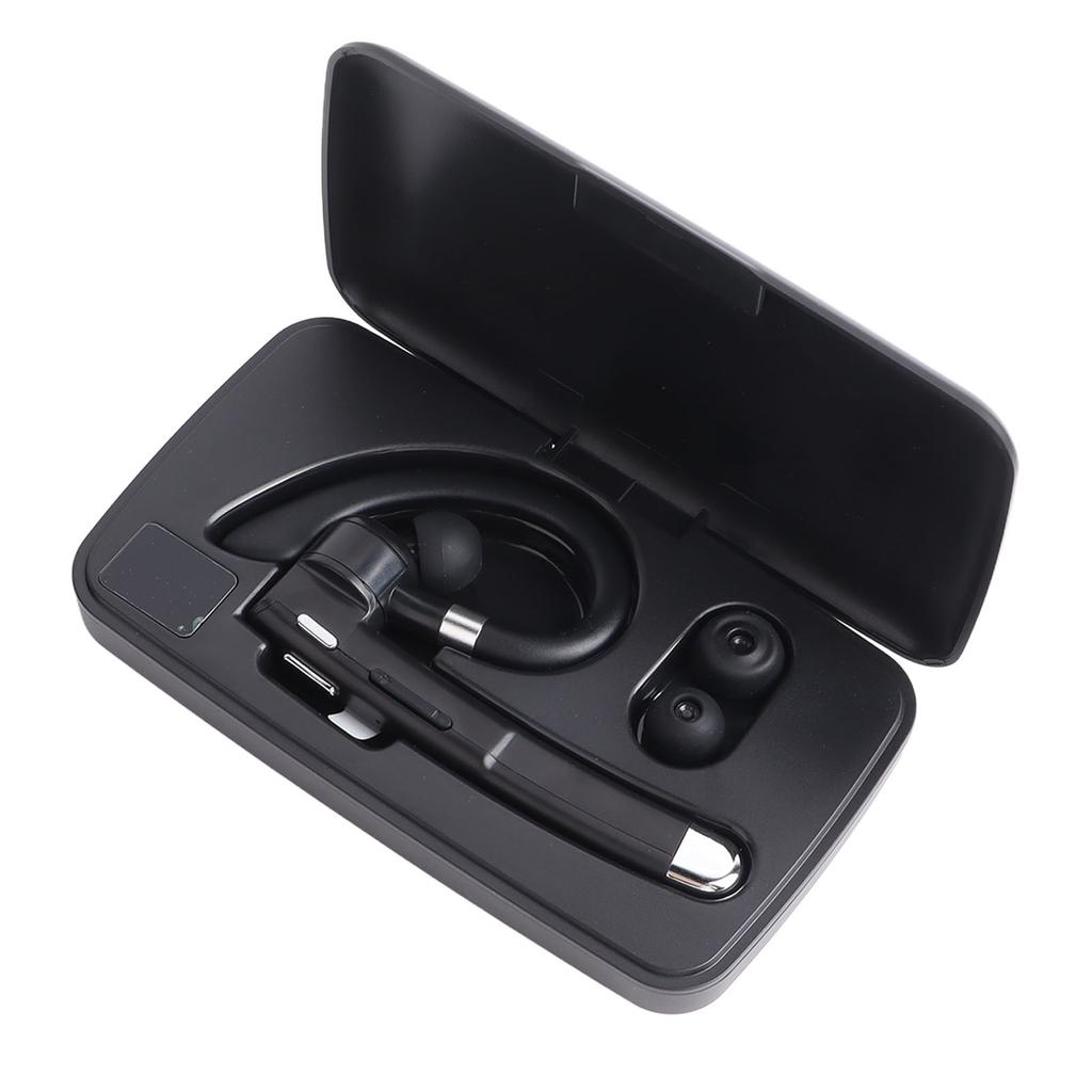 Wireless Bluetooth Earpiece Waterproof Lightweight Single Ear BT 5.1 Wireless Handsfree Headset for Business Office