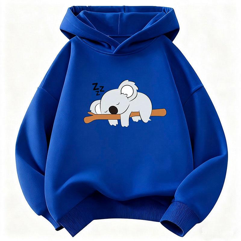 Kawaii Sloth Graphic Hoodie Kids Children's Sweatshirt Hoody for Boys Girls Cartoon Kawaii Casual Hoodies