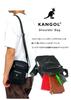 KANGOL Mini Shoulder Bag, Crossbody Bag, KGSA-BG00262 (BLACKWHITE)