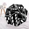1pc Dice Pattern Automatic Open/close Umbrella, 8-Rib Sturdy Structure, Auto Folding/Opening, Portable Travel Umbrella for Women,248