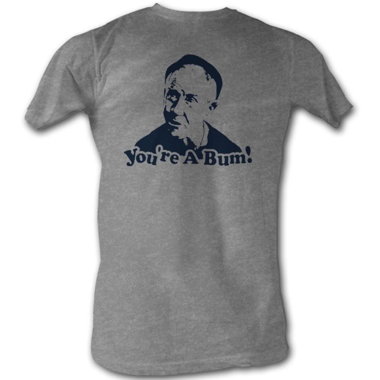 Rocky You re A Bum Gray Heather T-Shirt M