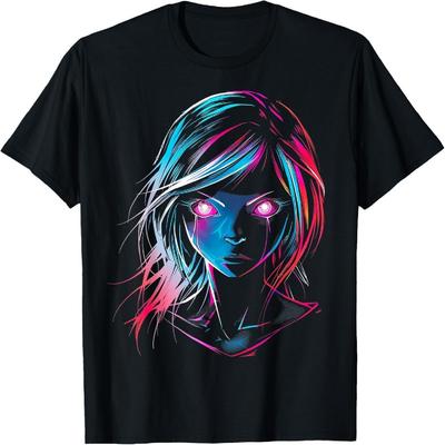 Anime Manga Motif Illustration Anime T-Shirt