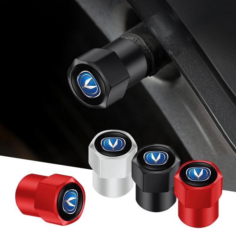 4 Stück Auto Rad Reifenventilkappen Luftdichte Abdeckung Für Changan UNI-K CS35 CX70 CS85 CS55 CS75 CS15 F70 Alsvin UNI-T Hunter CS95 Yuexiang