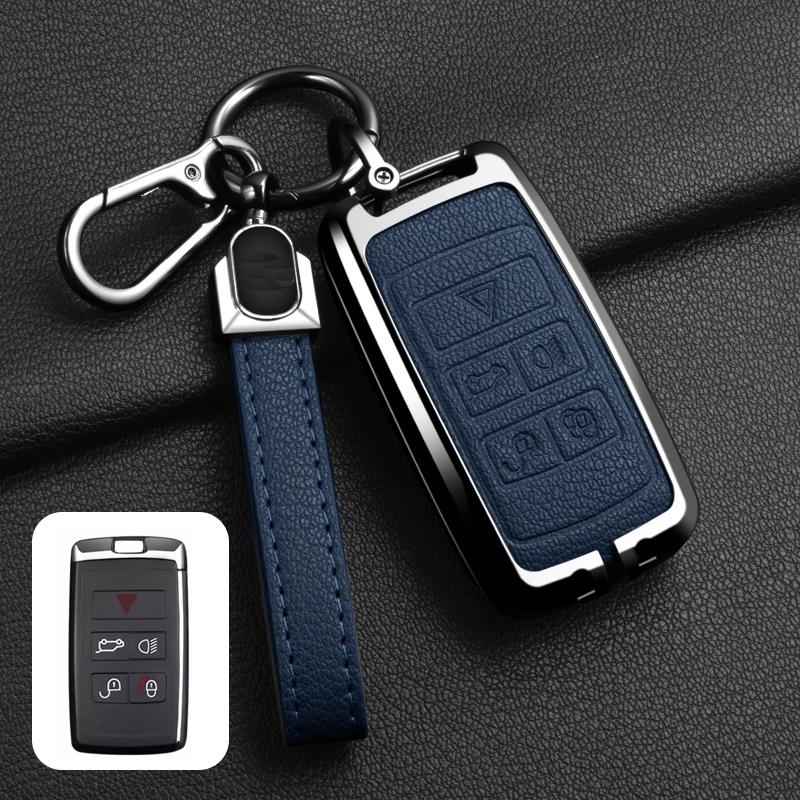Zinc Alloy Car Key Case Cover Smart Remote Protection Shell For Land Rover Range Rover Evoque Discovery Sport Velar Accessories