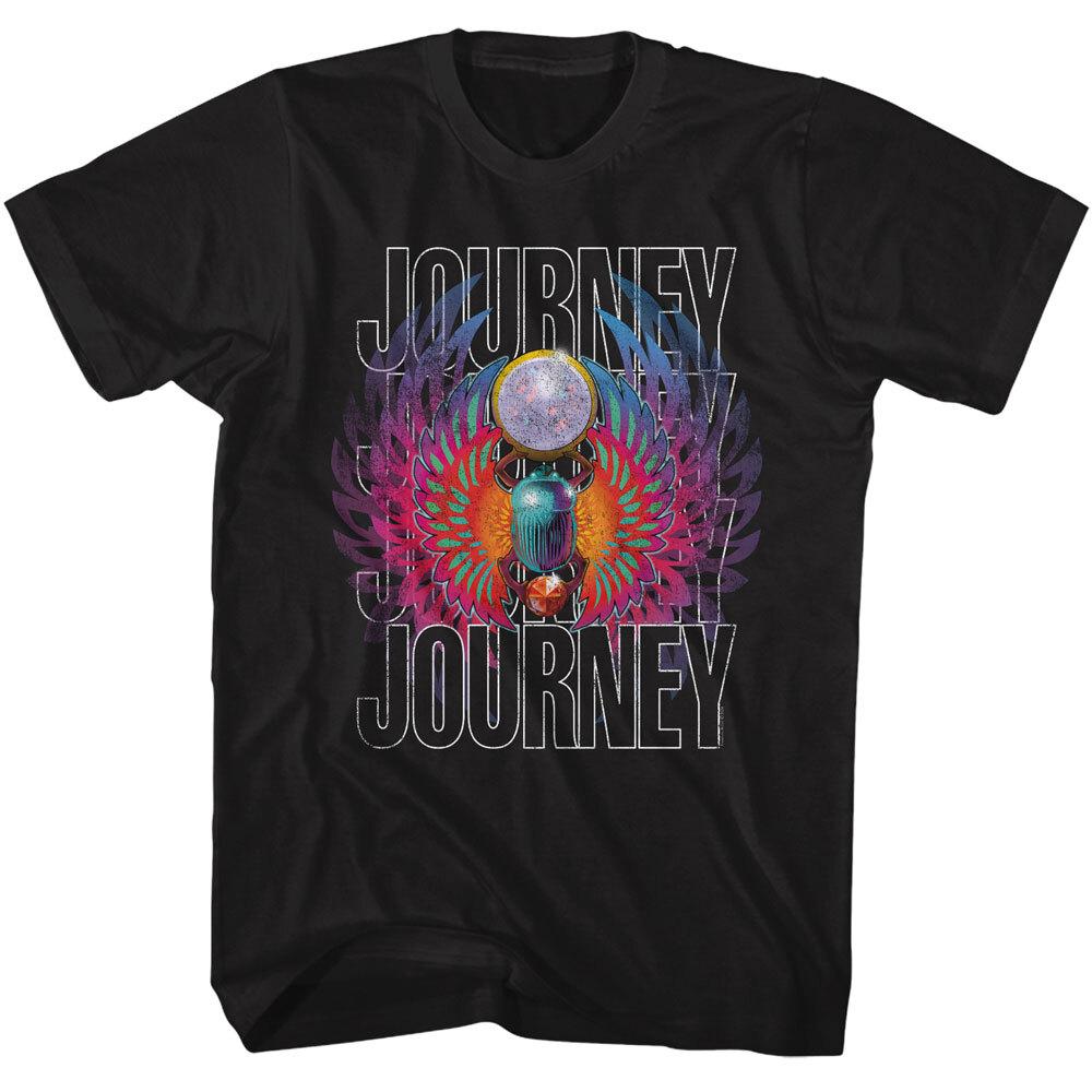 

Journey T-Shirt Rock Band Men039;s Official Steve Perry New Black Cotton Unisex T-Shirt S