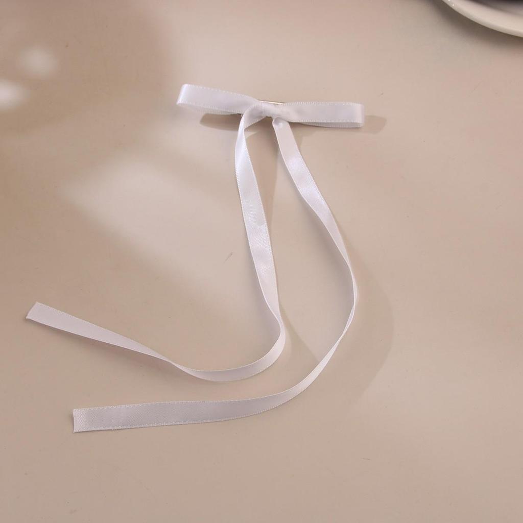 Ballet Style Ribbon Bow Duckbill Clip - Sweet 4cm Hair Accessories
