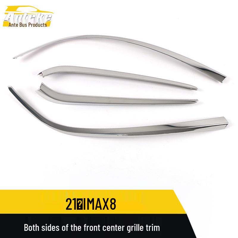 IMAX8 Front Grille and Hood Bumper Trim Strips for 21 Models - Scratch-Resistant Modifications