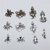 10 Stück Oktopus Anhänger Für Schmuckherstellung Meeresleben Meerestier Anhänger DIY Bastelzubehör