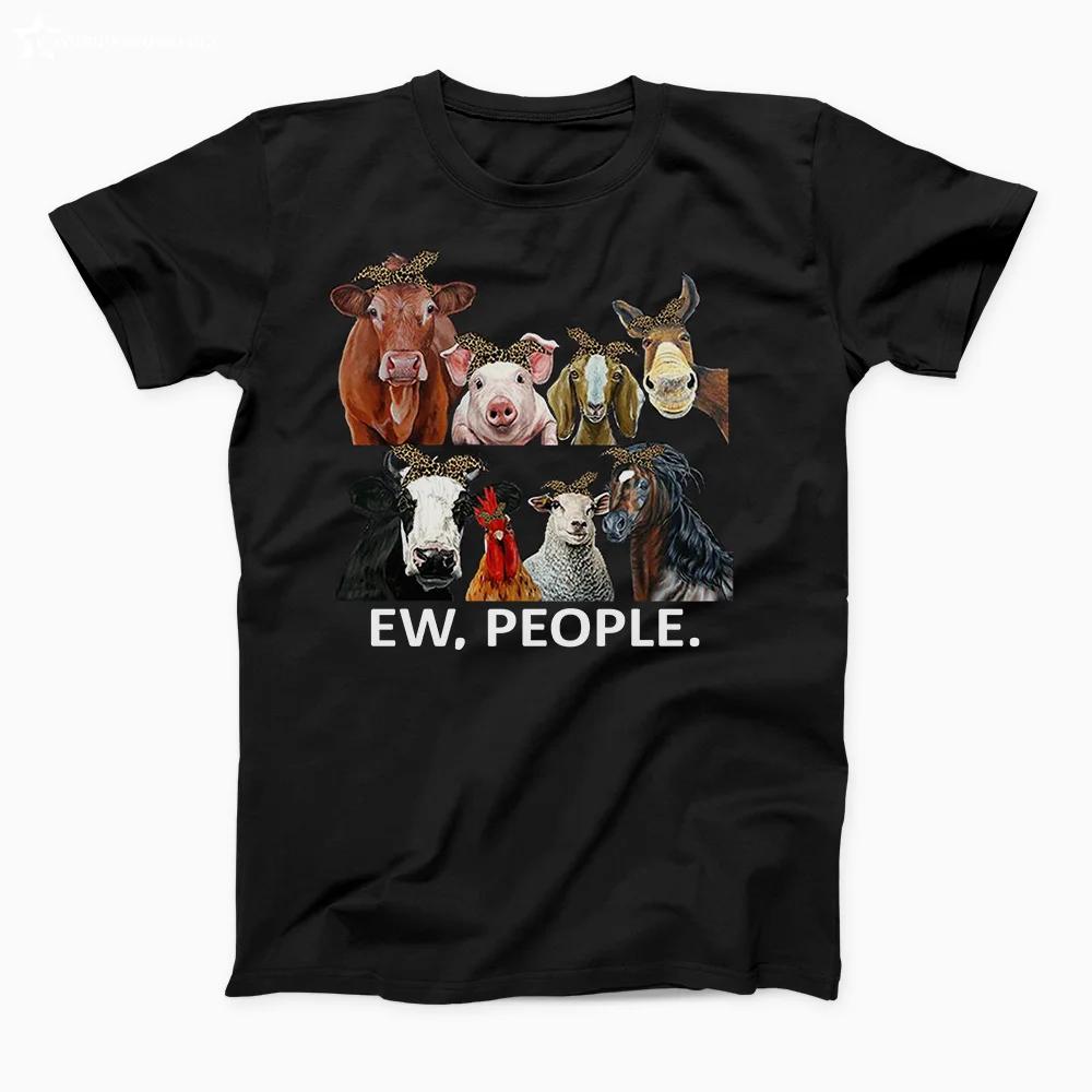 Funny Farm Ew People Farmers Animal Mens TShirt Summer Cotton Short Sleeve ONeck Unisex T Shirt New S3XL S