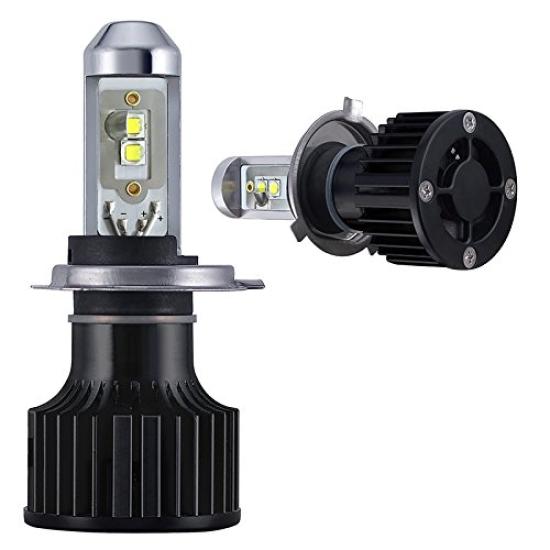 PIAA LEH100 LED Headlight H4 Pack of 2 Bulbs, 3600/2600lm, 6000K, White, 12V23W,