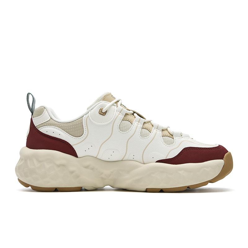 FILA MUFFIN Cushioning Slip Resistant Abrasion Resistant Lightweight Low top Casual Shoes Men's White Red F12M611132FGT