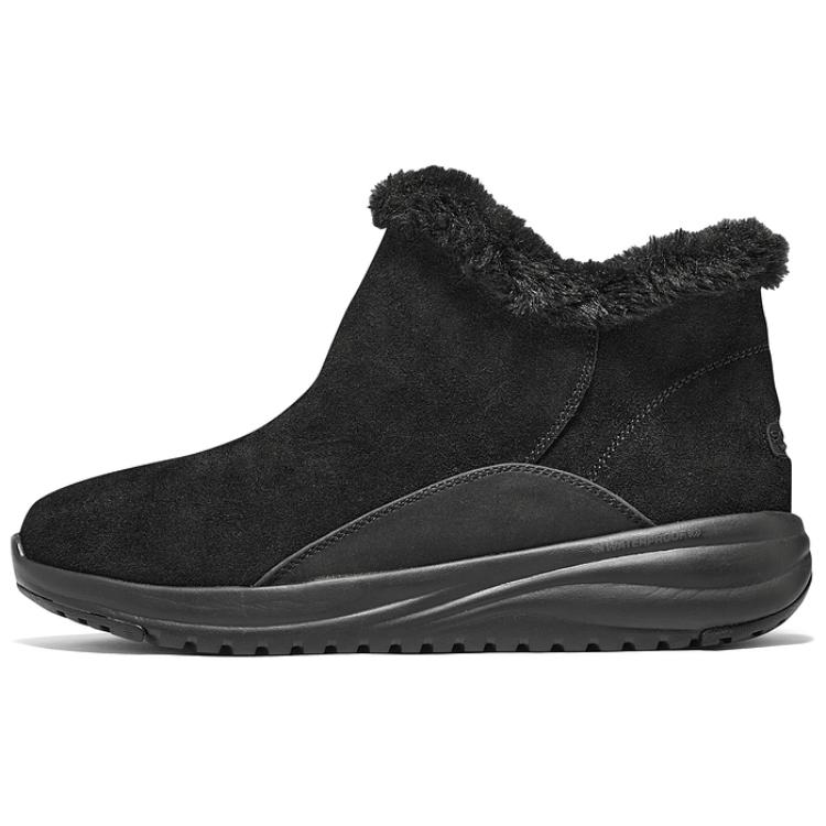 Skechers On-The-Go Warm Comfortable Versatile Short Snow Boots Women boots Black 144771C-BBK 36