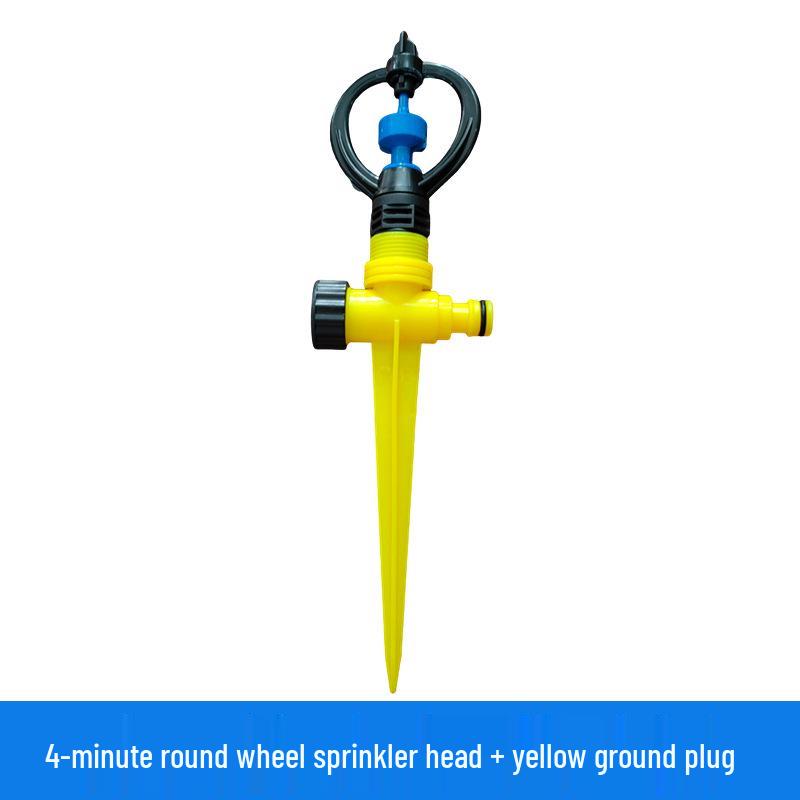 Automatic Rotating Garden Sprinkler Head for Lawn and Vegetable Watering