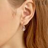 14K Water Drop One-Touch Earrings (Gold Pin) ELGPEE408