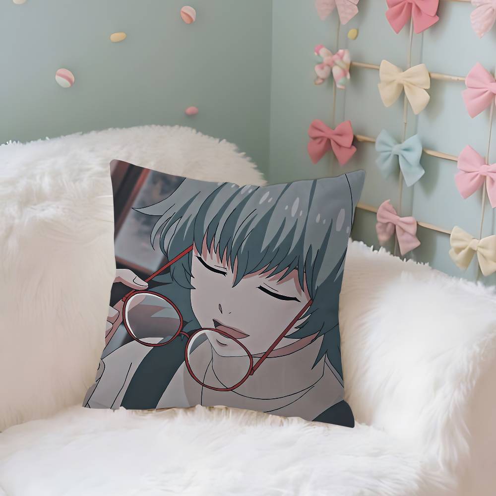 AnimeYYoshimuras Case Plush Fabric Soft Pillowcase Double Sided Print Cushion Cover Household Gifts