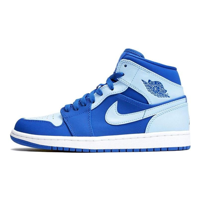 Jordan 1 Retro Mid Team Royal Ice Blue 554724-400