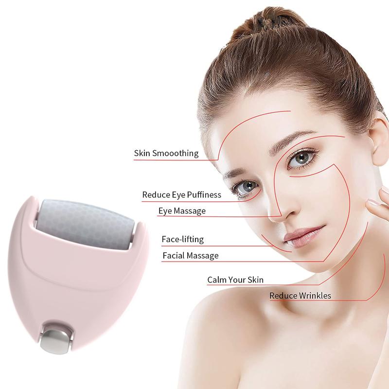 Ice Roller Beauty Tool For Face And Eyes Versatile 2 In 1 Design For A Cooling And Lifting Effect