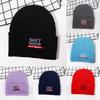 Hat With Knit Shit Show Letters Embroidered For Autumn Winter Fashion Warmth