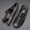 Sandals Men's Leather Baotou Casual Beach Shoes Men's Summer Outdoor Sports River Tracking Cool Slippers Non-slip Men's Shoes