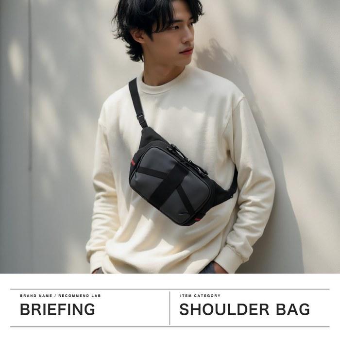 BRIEFING DT Sling BRA251L55 BLACK W26xH16xD6.5(cm)