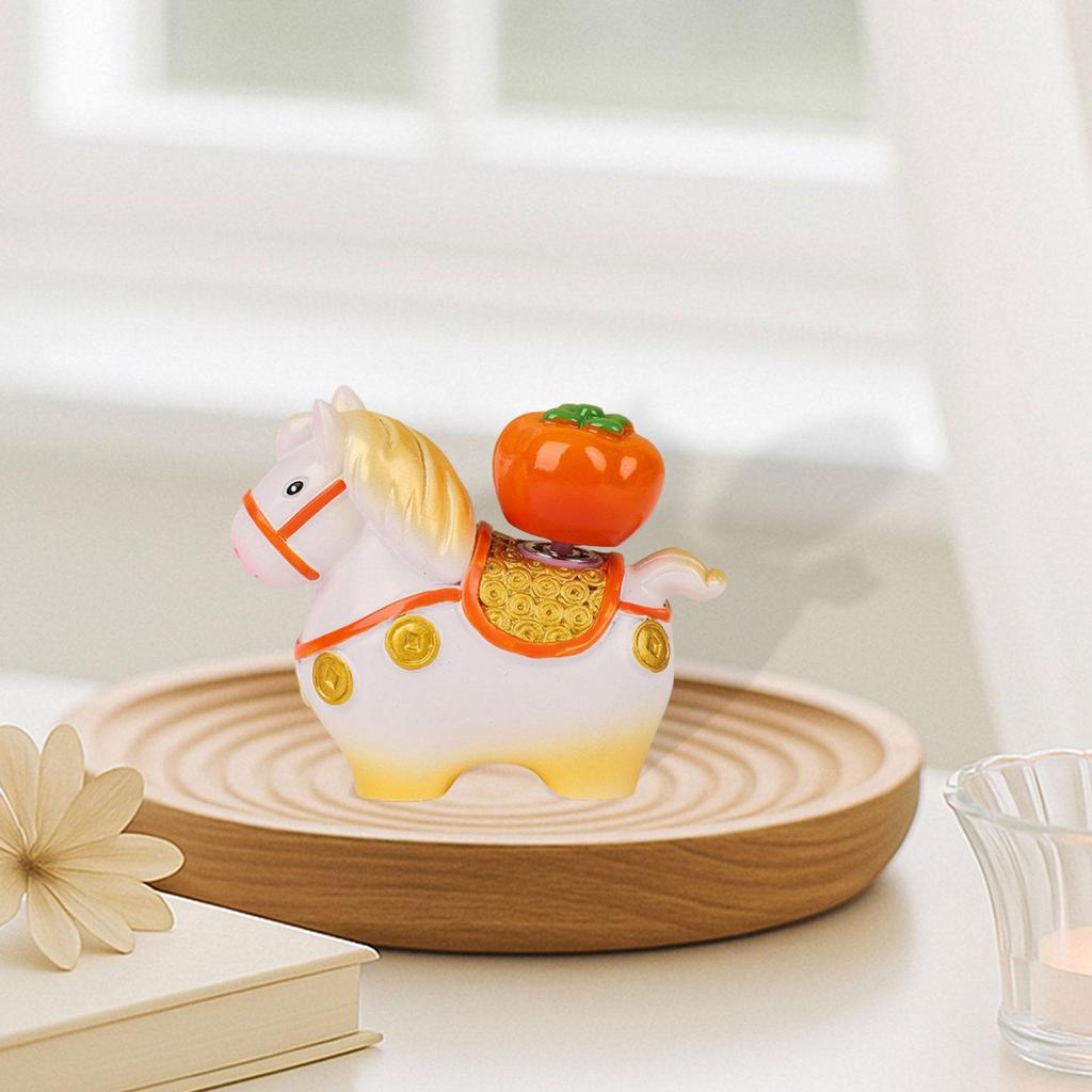 2026 Chinese Horse New Year Decorations Animal Statue, Figurine ,Sculpture Car Ornaments for Chinese New Year Desk