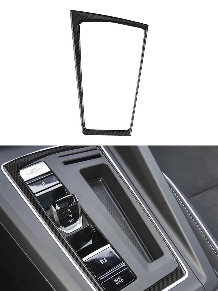 For Volkswagen VW Golf 8 MK8 GTI 2025 Car Carbon Fiber Interior Button Panel Trim Sticker Frame Styling Accessories