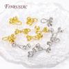 18K Gold Plated End Hook Connectors Fittings Bracelet Connecting Clasps For Jewelry Making Supplies DIY Necklace Accessories
