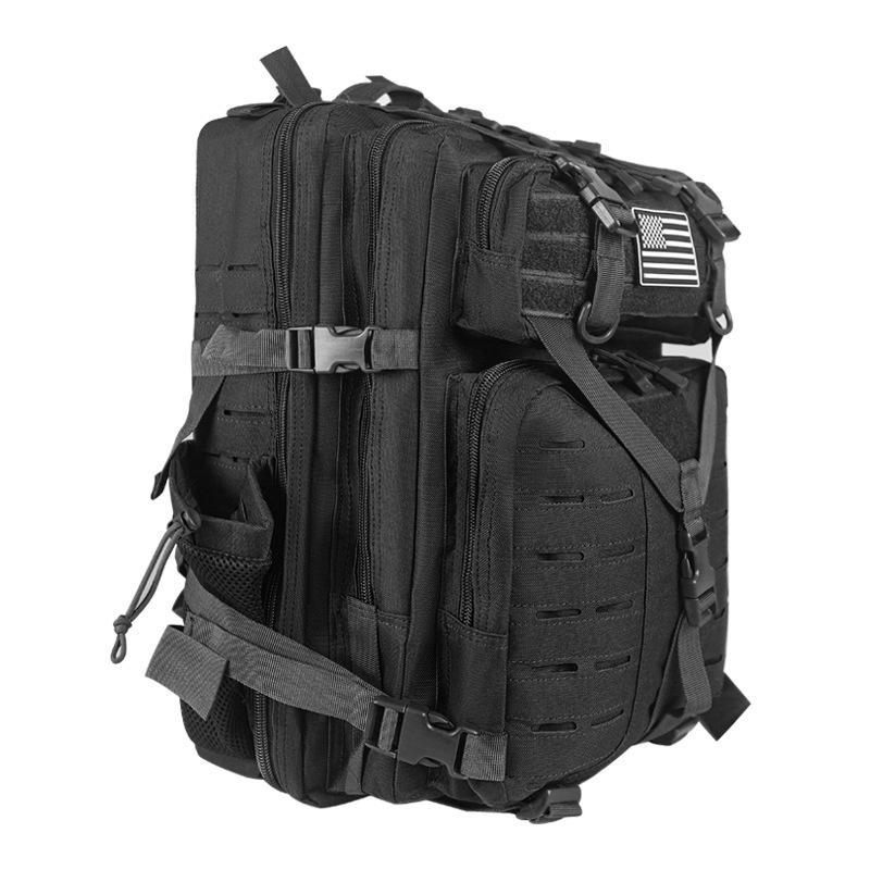 

Тактичний камуфляжний тканинний рюкзак Oxford - велика місткість для тренувань на відкритому повітрі 45L чорний