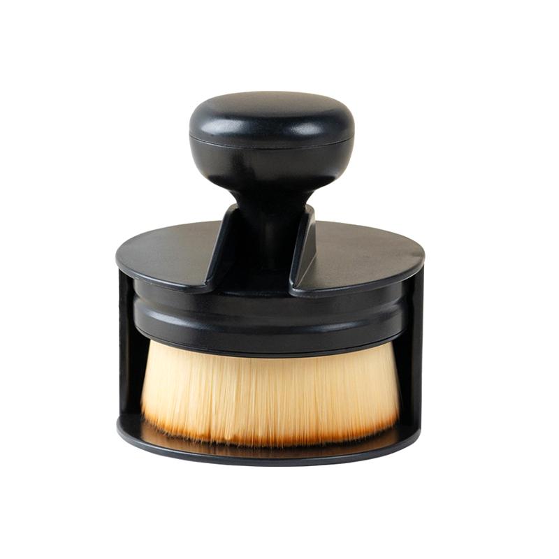 Shine Applicator Vegan Tire Shine With Stand For Auto Detailing Cleaning Service Dust Removal Brushes Car Cleaning Brush