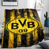 1 Manta de Franela con Estampado del BVB, Alta Calidad para Todas las Estaciones, Decoración del Hogar, Calidez y Comodidad, Perfecta para Regalos de Navidad