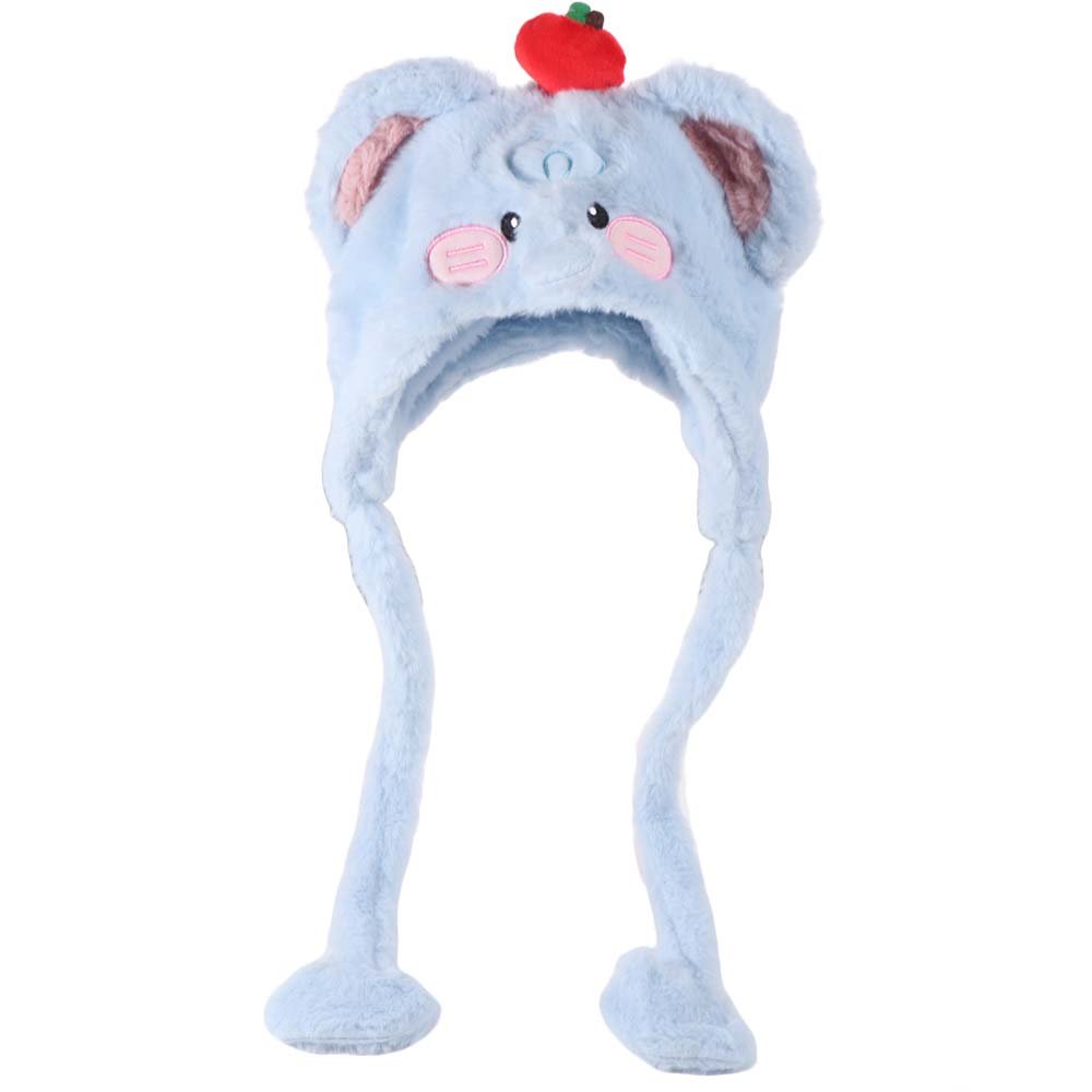 Korean Style Ear Protection Hat Cartoon Plush Pullover Hats Plush Earmuffs Cap Cycling Riding