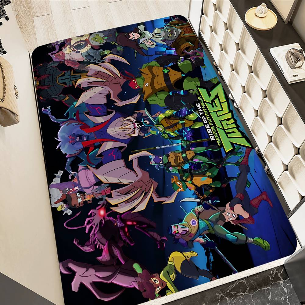N-Ninja Turtles Kitchen Mat Cheaper Anti-slip Modern Living Room Balcony Printed Modern Home Decor